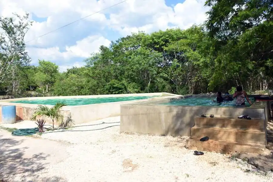 Pools at Cenote Pool Uinic in Homún