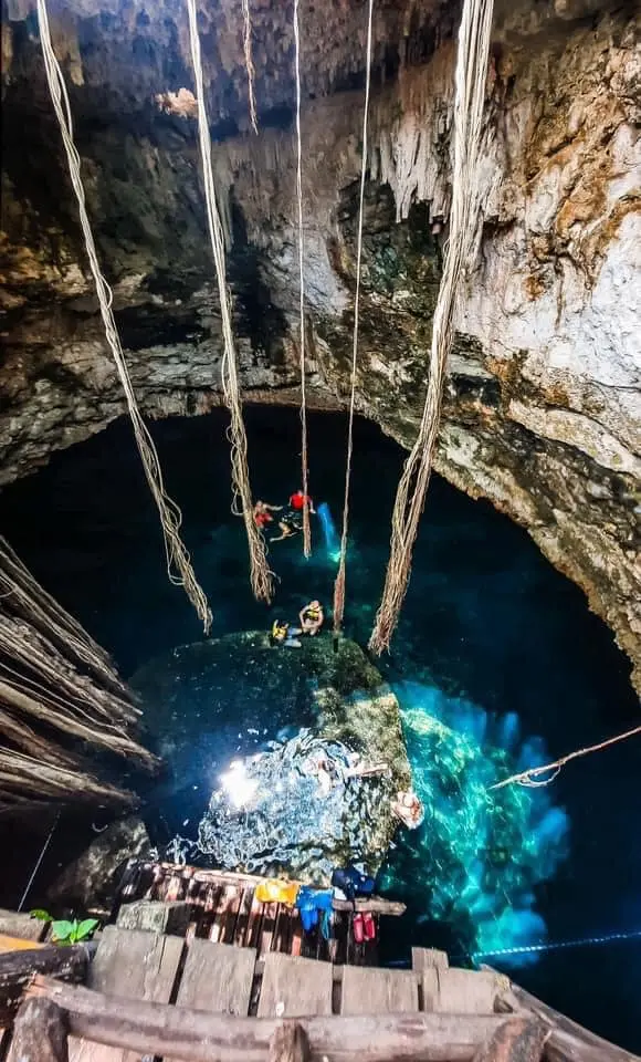 Cenote Hacienda Kampepén in Homún