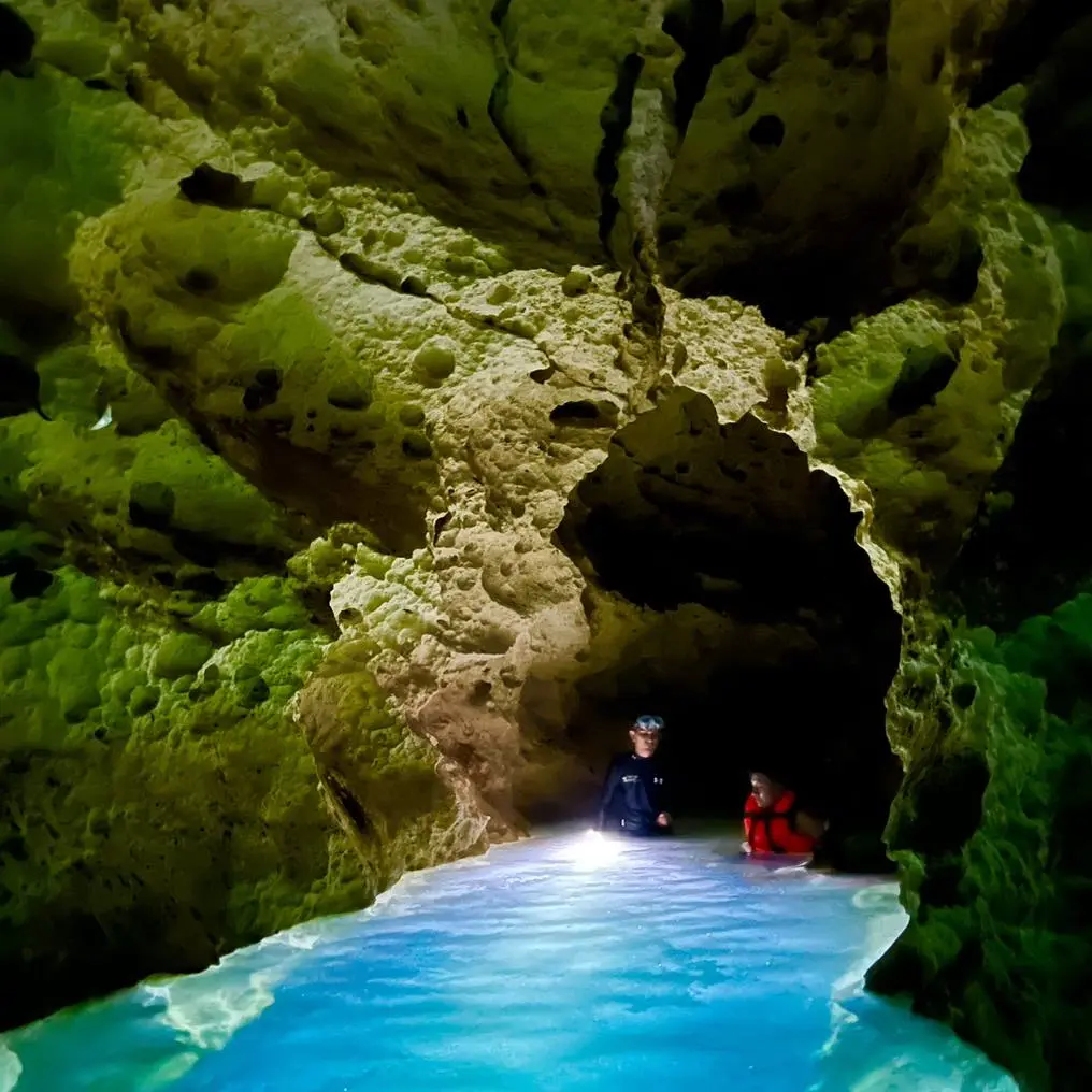 Nighttime Cenote at San Antonio Homún