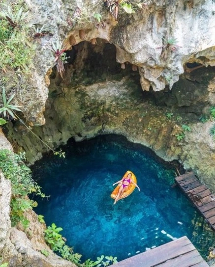 Cenote Tres Oches en Homún