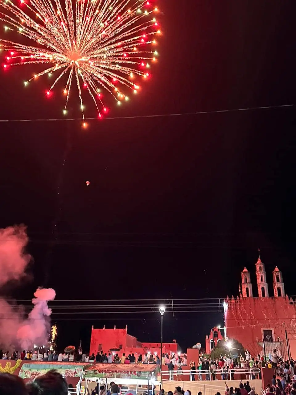 Fireworks in Homún, Yucatán