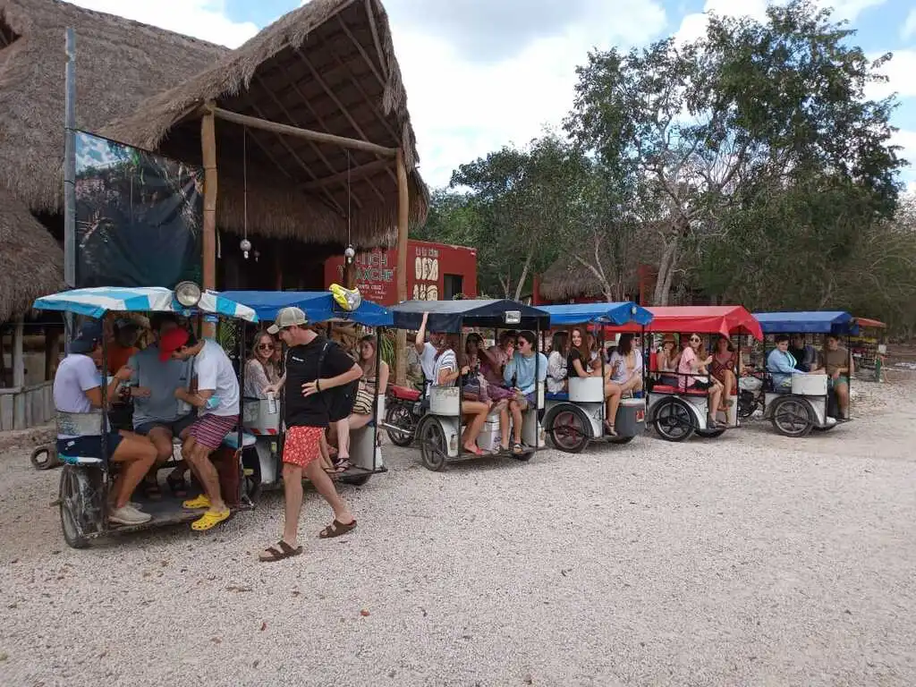 Mototaxi Tour of Cenotes in Homún